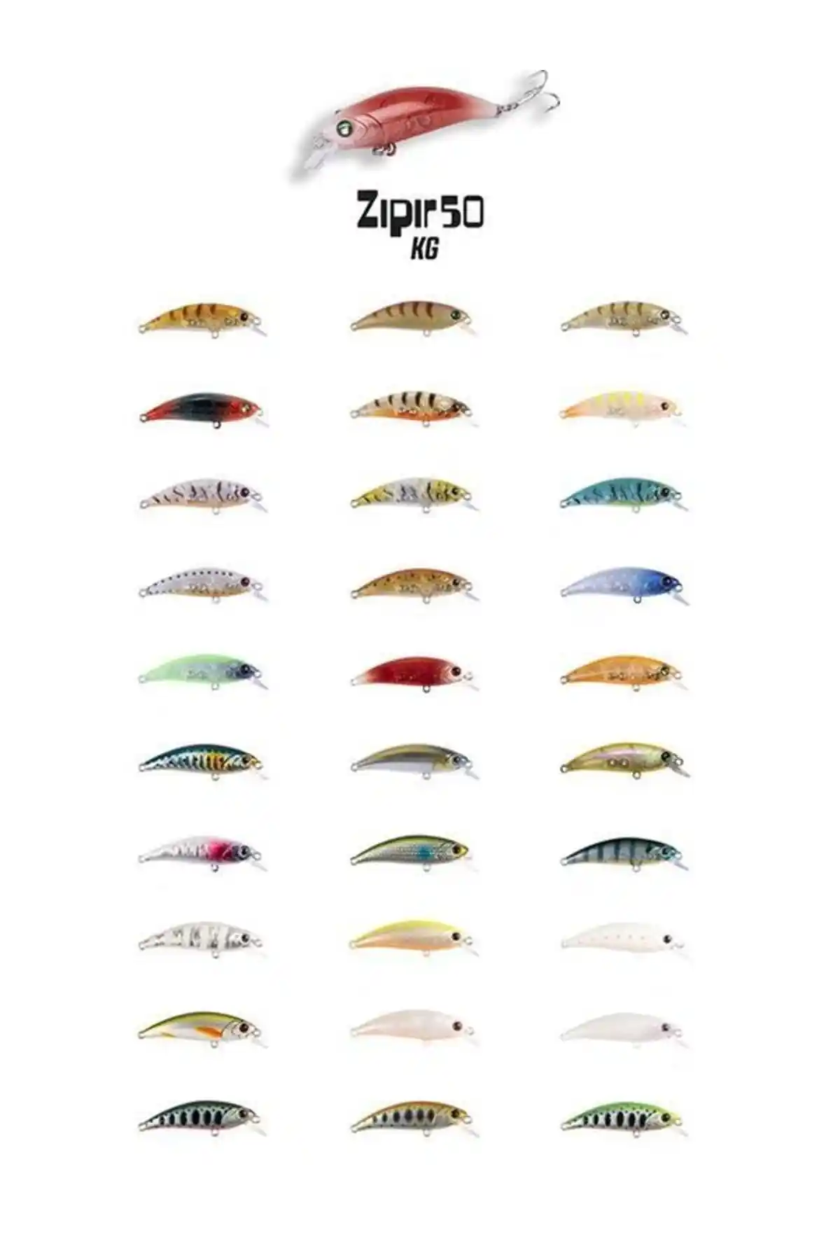 Hanfish Zıpır 50mm 4,5g Sahte Balık Balıkçılık İçin Çok Yönlü ve Dayanıklı Tasarım