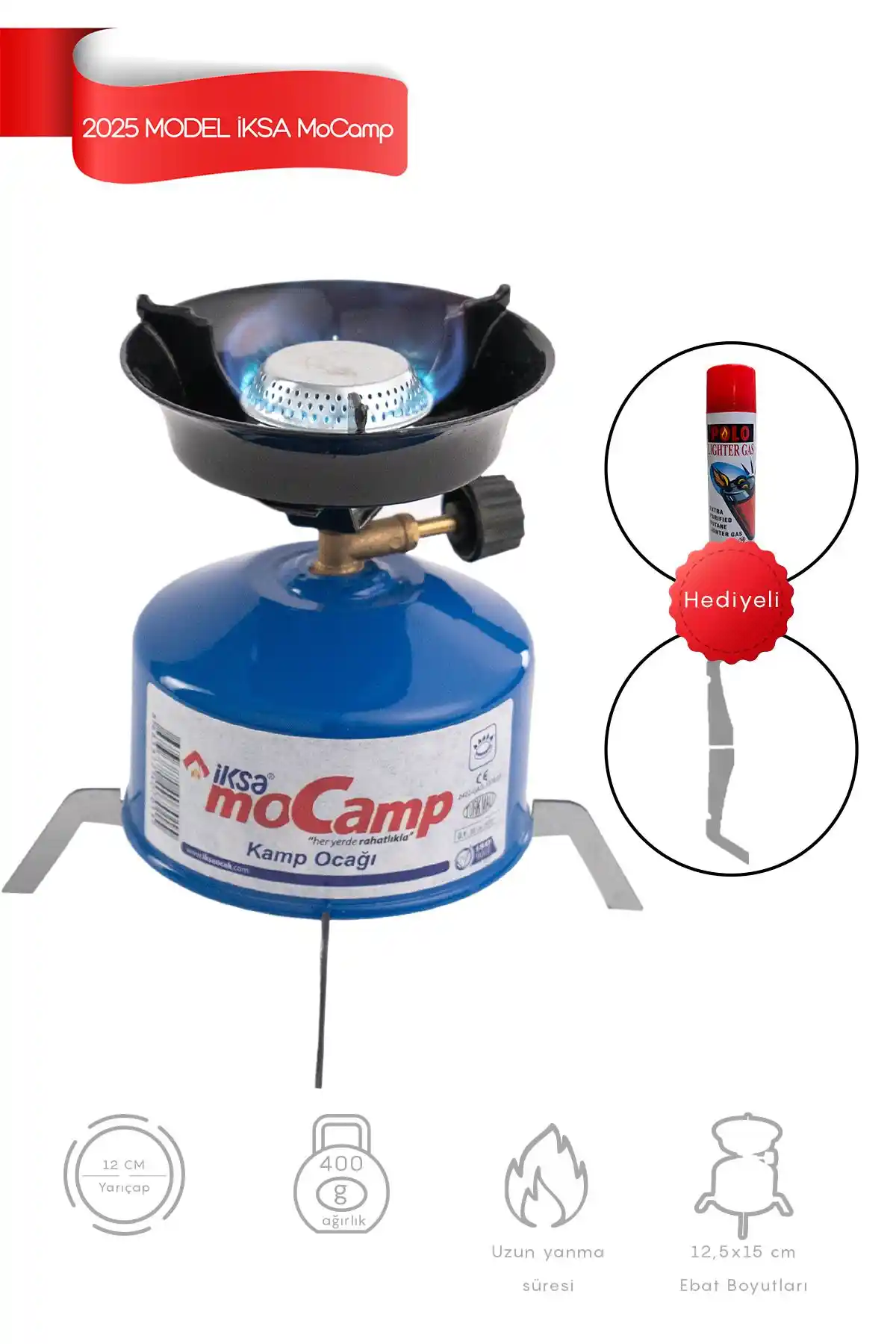 İksa Mocamp Portatif Gazlı Kamp Ocağı: Hafif ve Güvenilir Kamp Arkadaşı