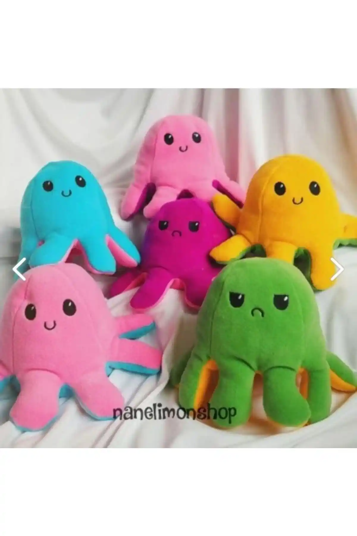 Kirpi Mod Değiştiren Ahtapot Yastık: Renkli ve Eğlenceli Çocuk Odası Dekorasyonu