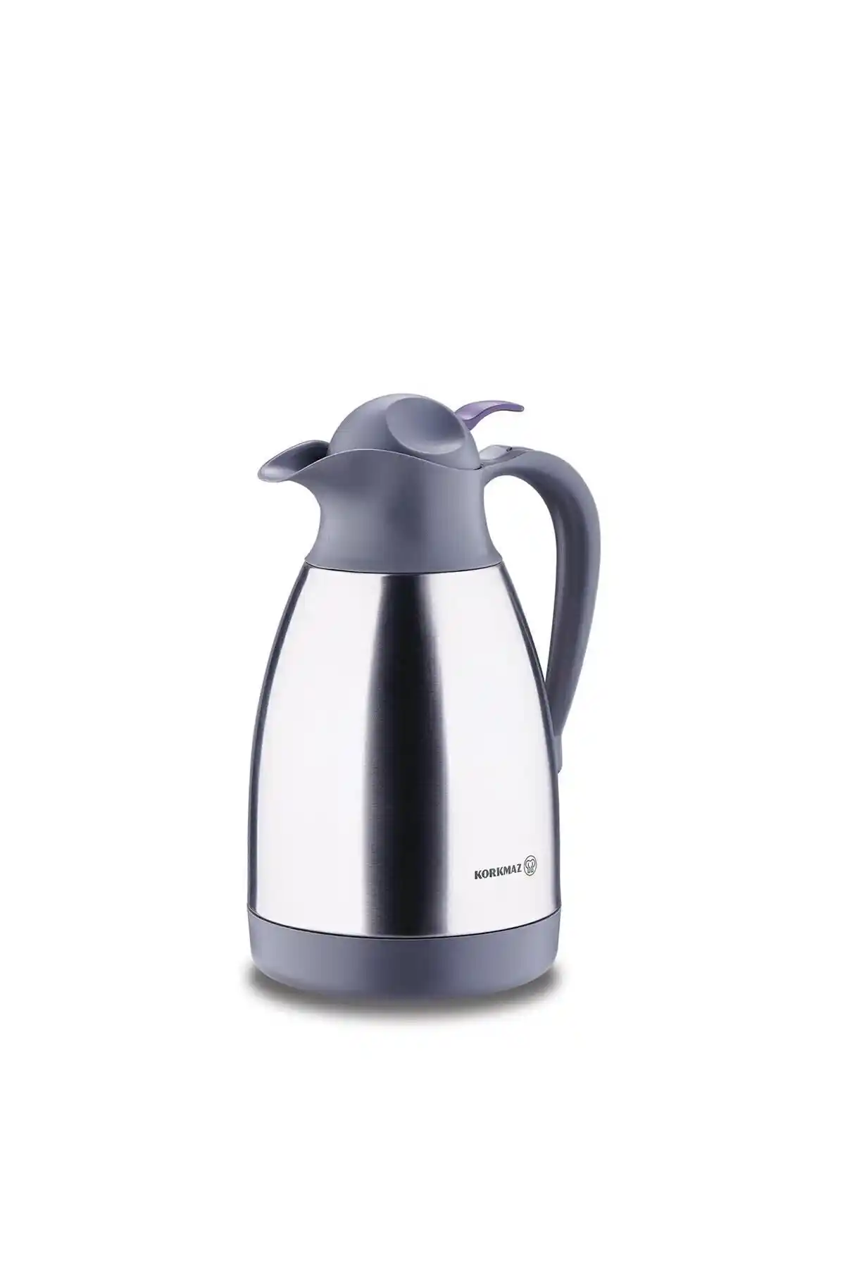 KORKMAZ A749 Satina Max 1.5 Litre Paslanmaz Çelik Çift Katmanlı Antibakteriyel Termos