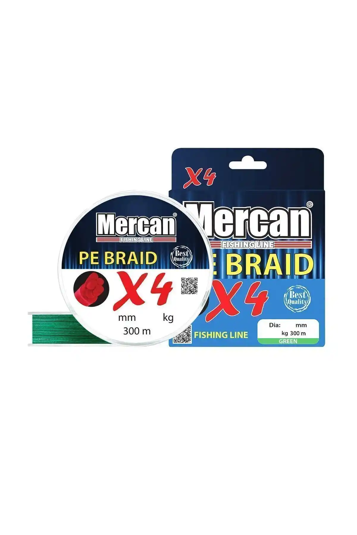 Mercan Pe Örgü Premium 4x İp Balıkçılık Misinası Yüksek Performans ve Dayanıklılık