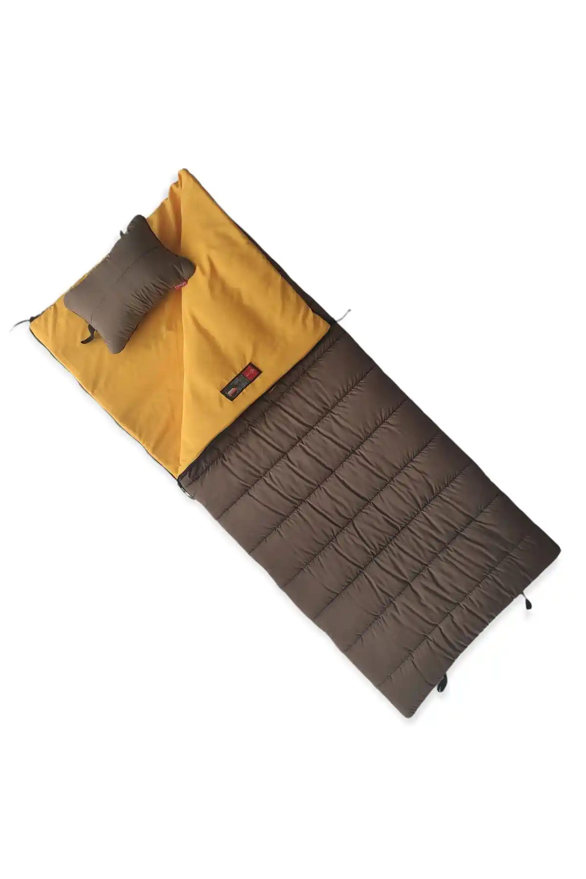 Naturecamp Oga 350 Kahverengi Çok Yönlü ve Konforlu Kamp Uyku Tulumu