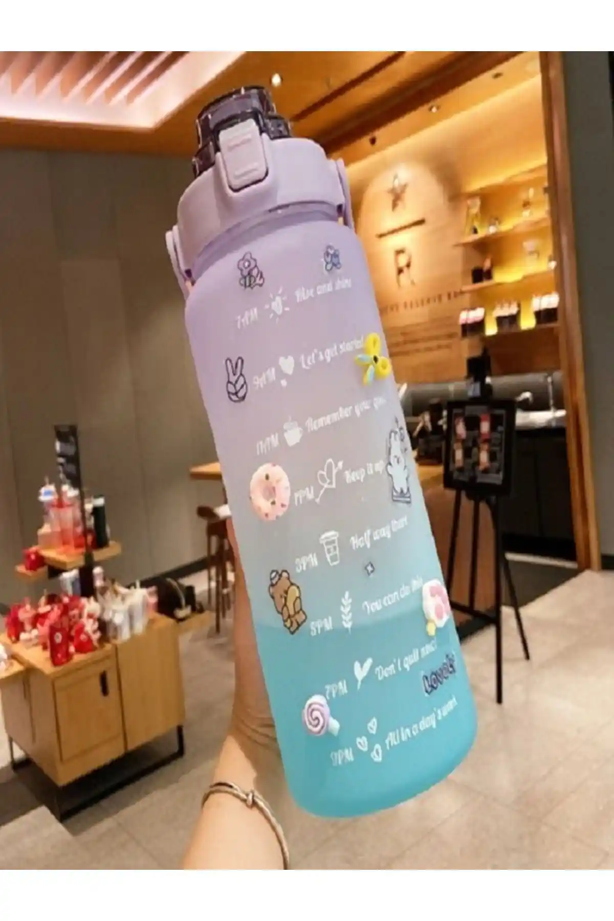 Neptün Life Motivasyonel Su Matarası – Sağlıklı Yaşam ve Pratik Kullanım İçin