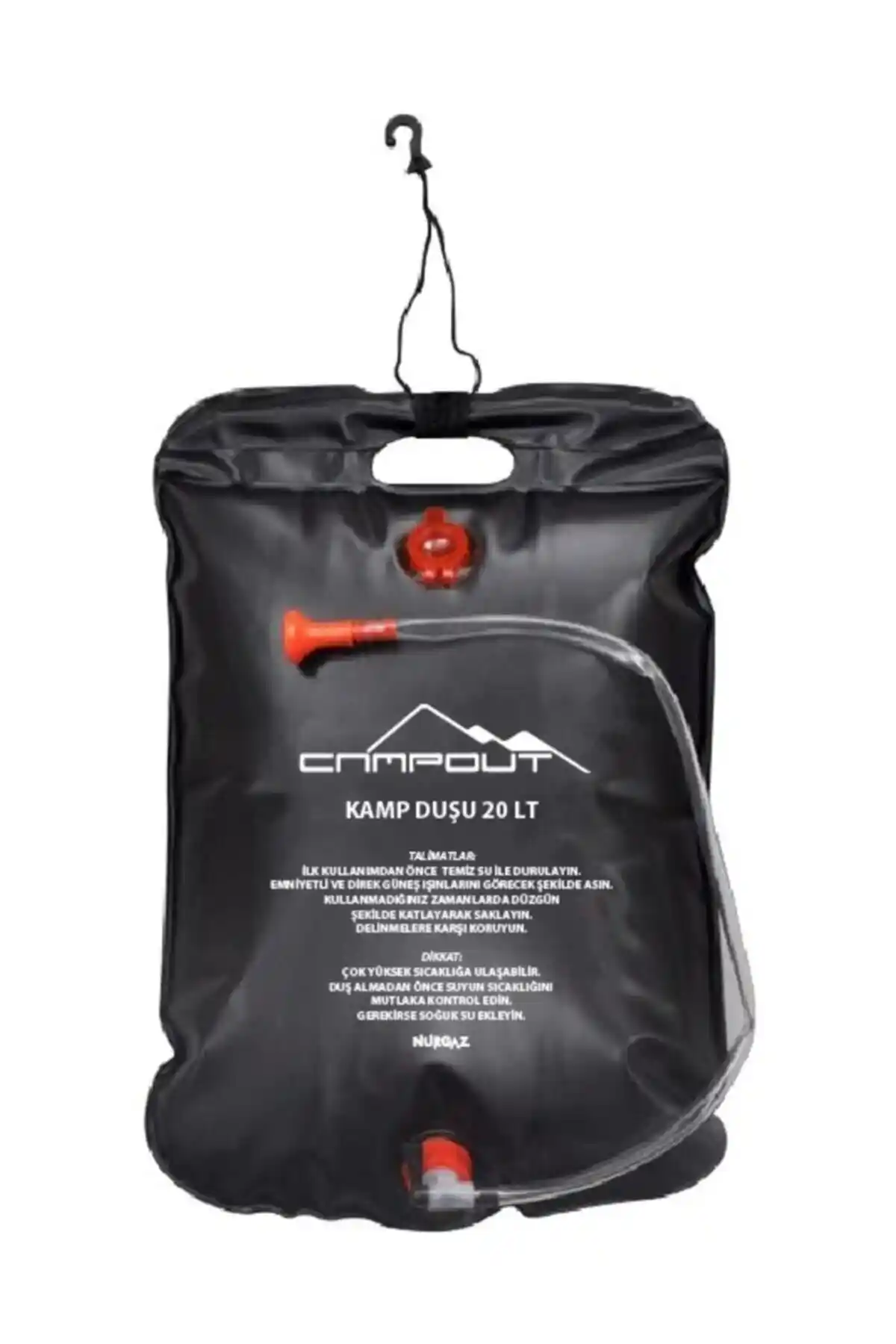 Nurgaz Campout Kamp Duşu 20 Litre: Doğa Aktiviteleri İçin Pratik ve Sürdürülebilir Çözüm