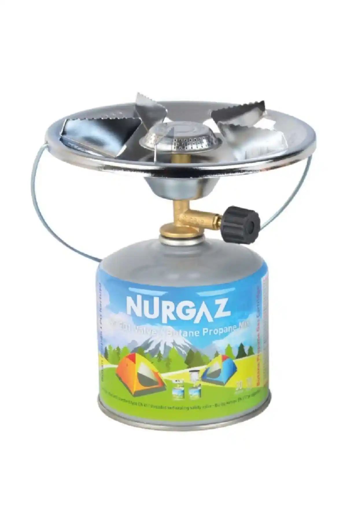 Nurgaz Olympos Kamp Ocağı 450 gr Gaz Kartuşu ile Güçlü ve Pratik Kullanım