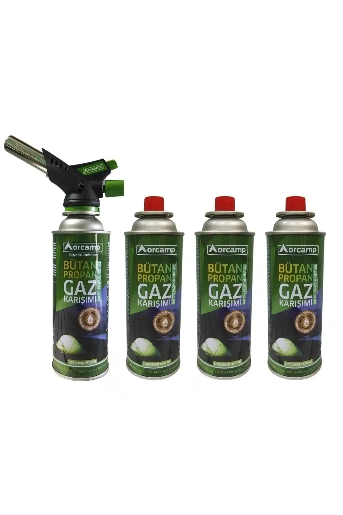 Orcamp Cx-500 Pürmüz Siboplu Gaz Kartuşu Kamp ve Açık Hava Kullanımı İçin