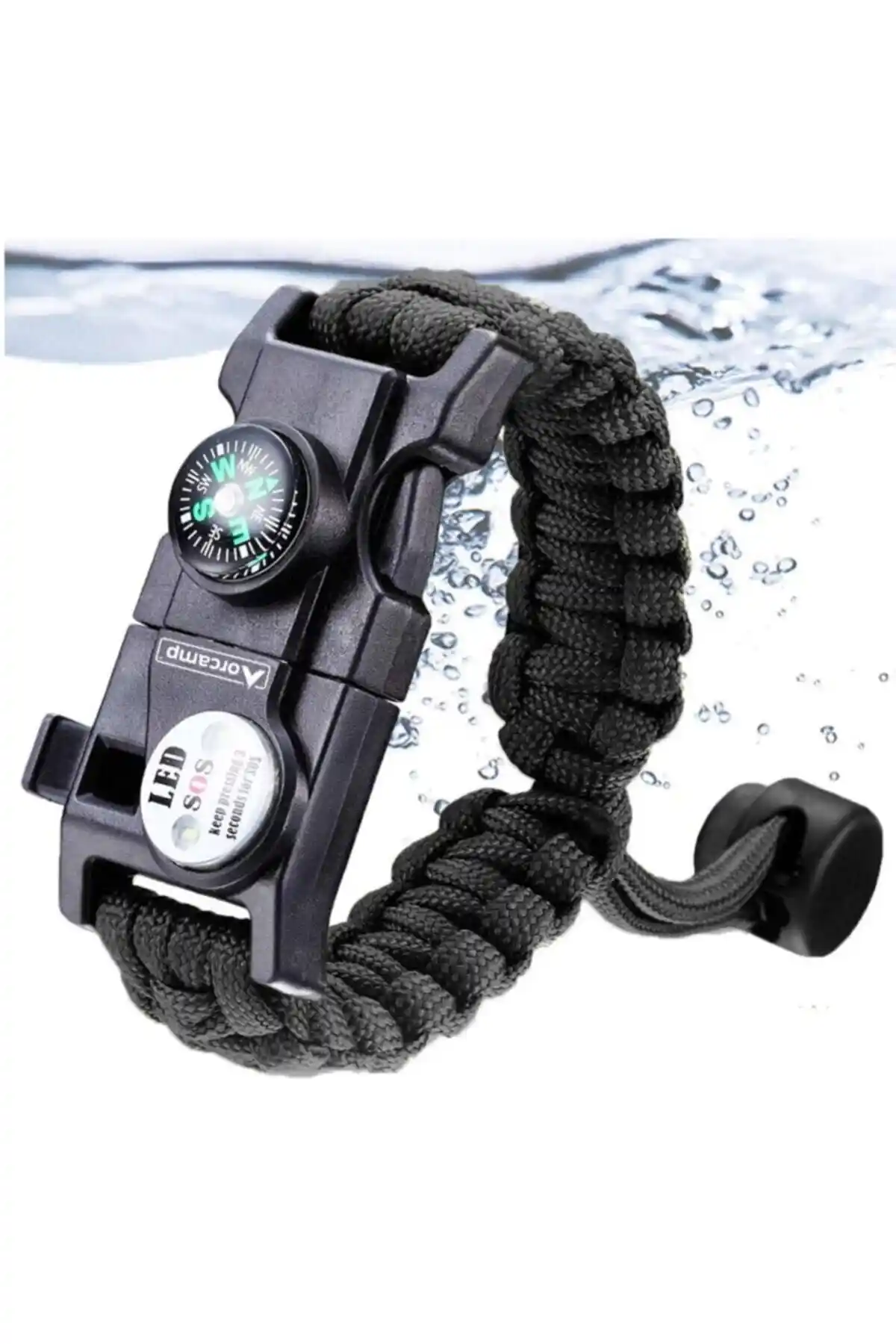 Orcamp Paracord Kamp Bileklik: Çok Amaçlı Dayanıklı Doğa Sporları Ekipmanı