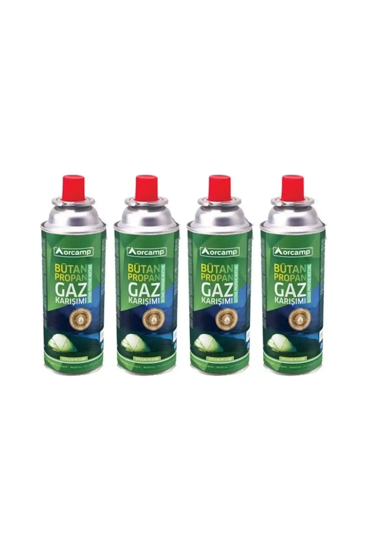 Orcamp Siboplu Gaz Kartuşu 227 gr 4'lü set ile güvenli ve pratik kamp çözümleri