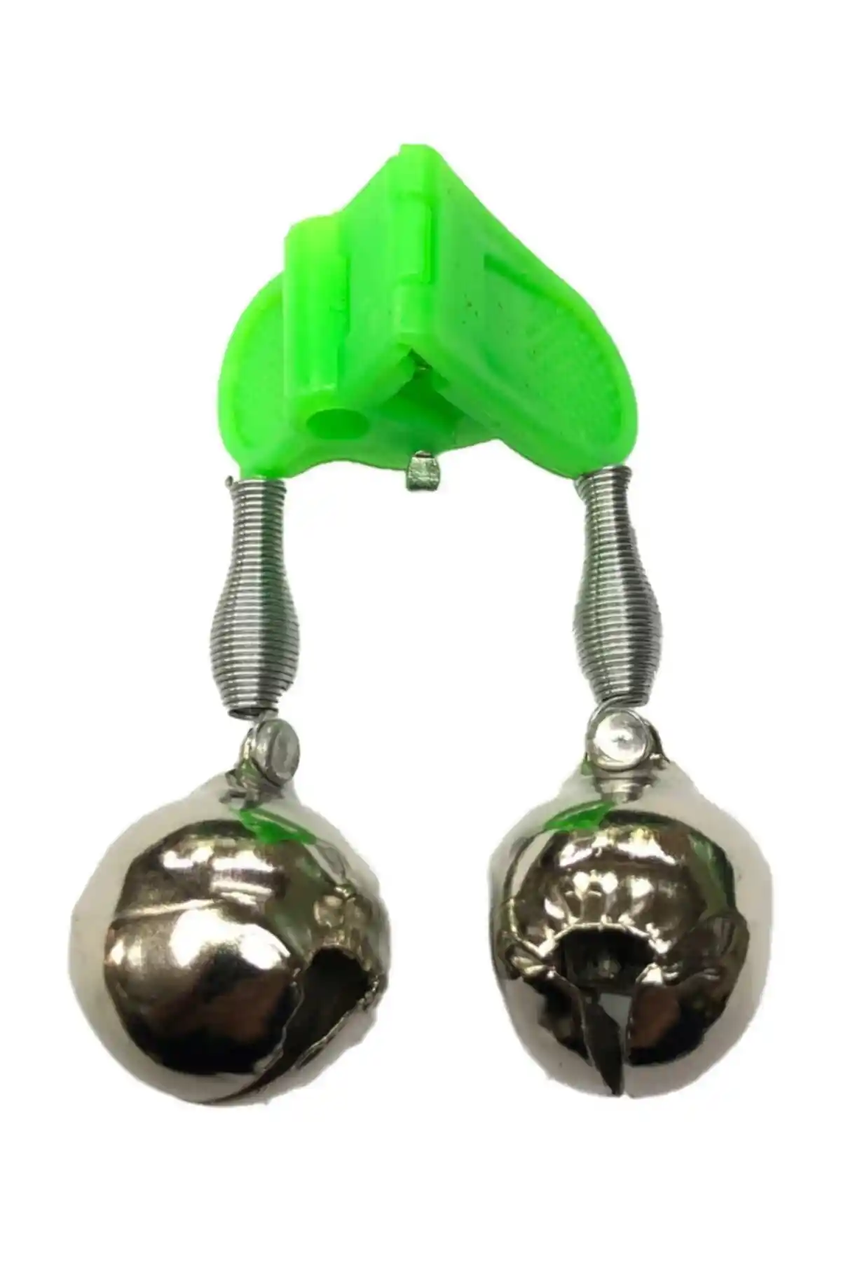 POWEREX 18mm Çiftli Plastik Zil: Dayanıklı ve Fosforlu Balıkçılık ve Doğa Aktiviteleri İçin