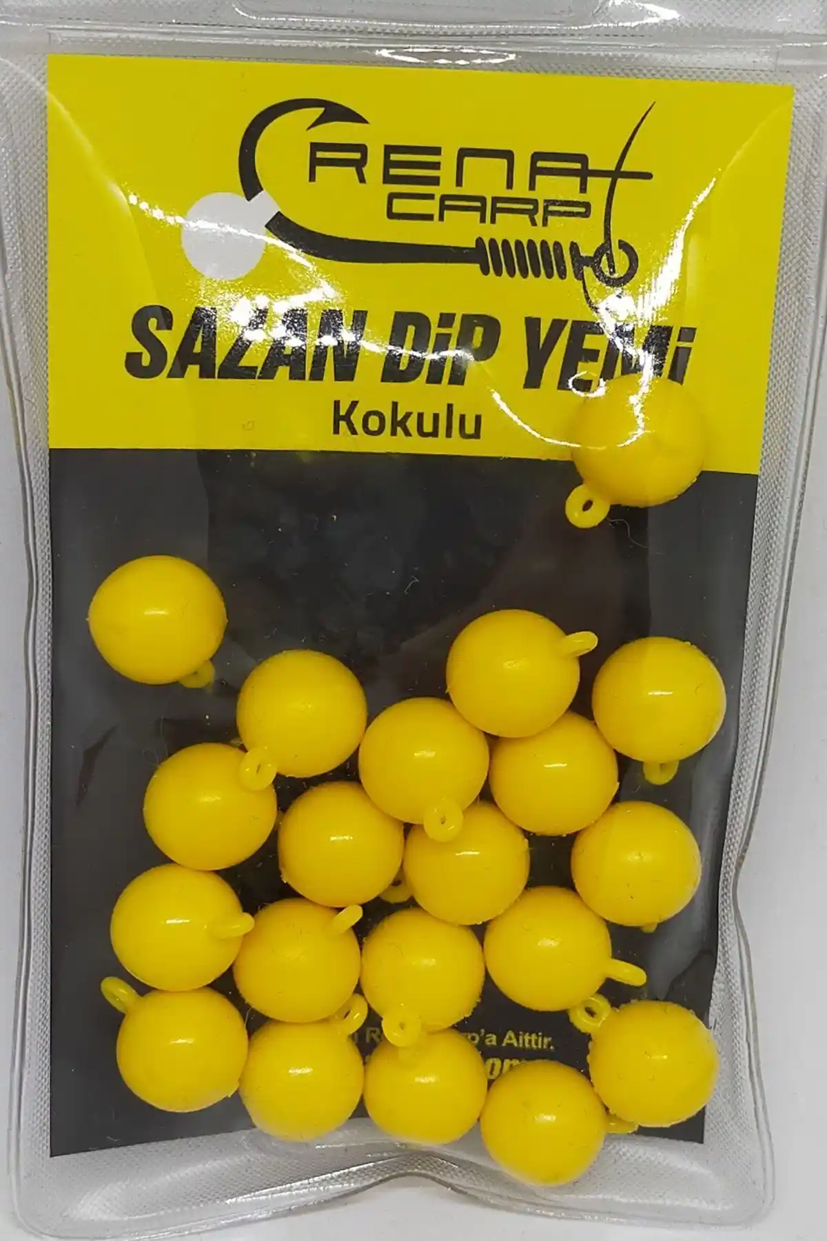 RENAT CARP Kulplu Kokulu Sarı Top Sazan Dip Yemi Balıkçılıkta Verimliliği Artırır