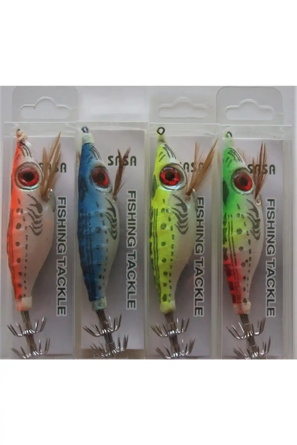 SASA Fosforlu Kocagöz Kalamar Zokası Seti: Gece Avcılığı İçin Dayanıklı ve Hafif Ekipman