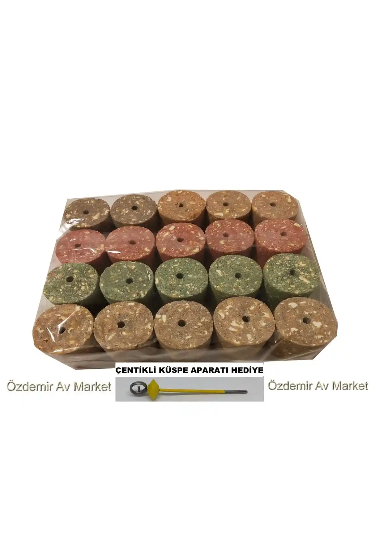 SAZAN RİG Balık Avı Delikli Silindir Küspe: Performanslı ve Güvenilir Balık Yemi