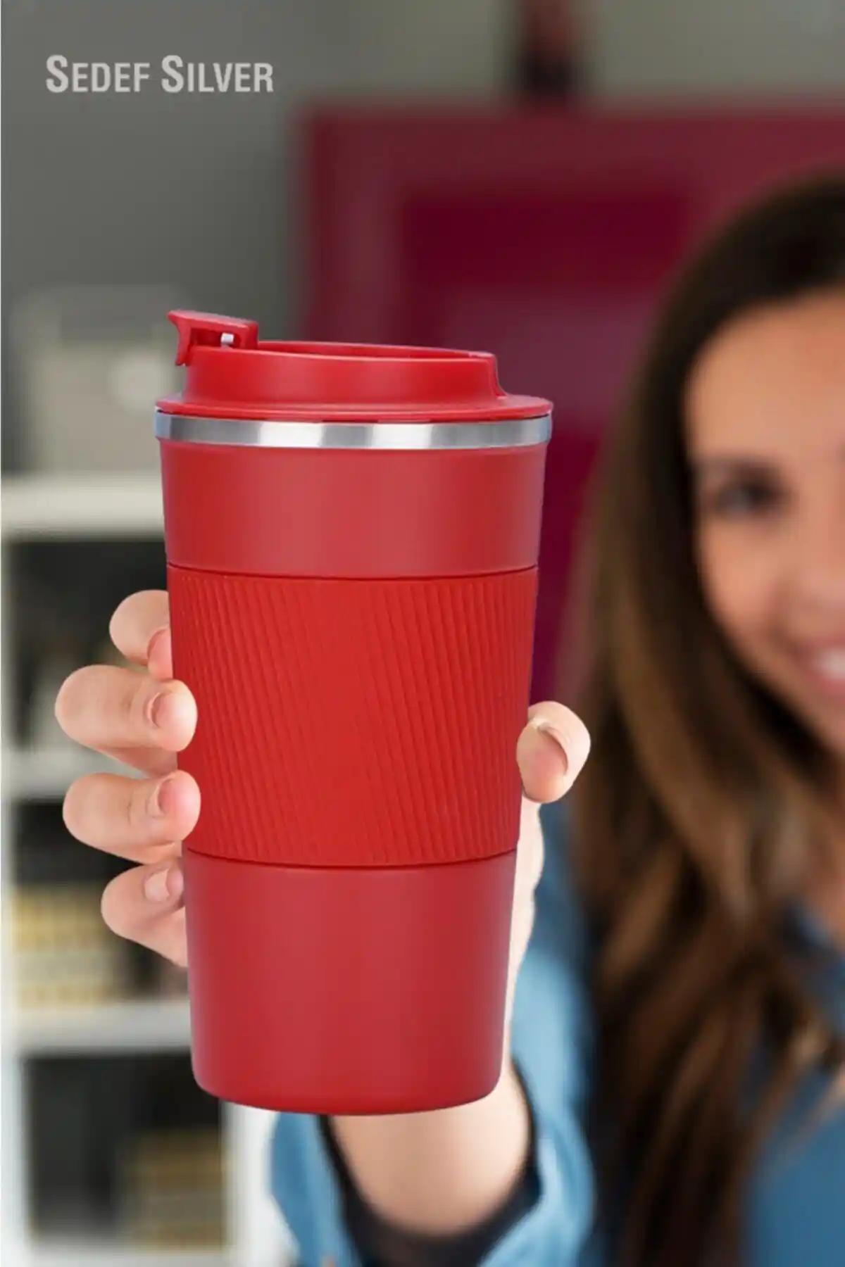 Sedef Silver 304 Paslanmaz Çelik 500 Ml Kaydırmaz Lastikli Termos Bardak Özellikleri