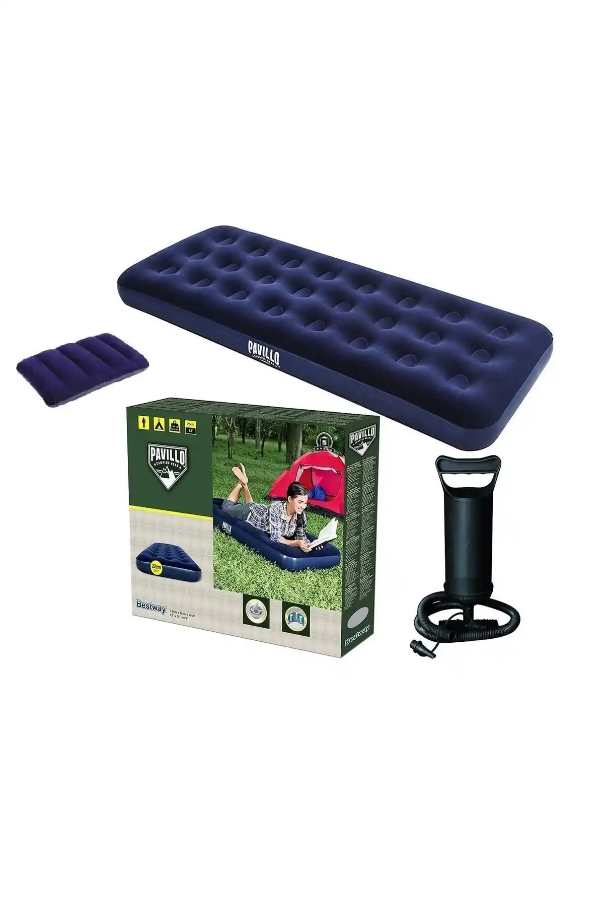 Smartfox Bestway 67000 Tek Kişilik Şişme Kamp Yatağı Seti: Konfor ve Pratiklik Bir Arada