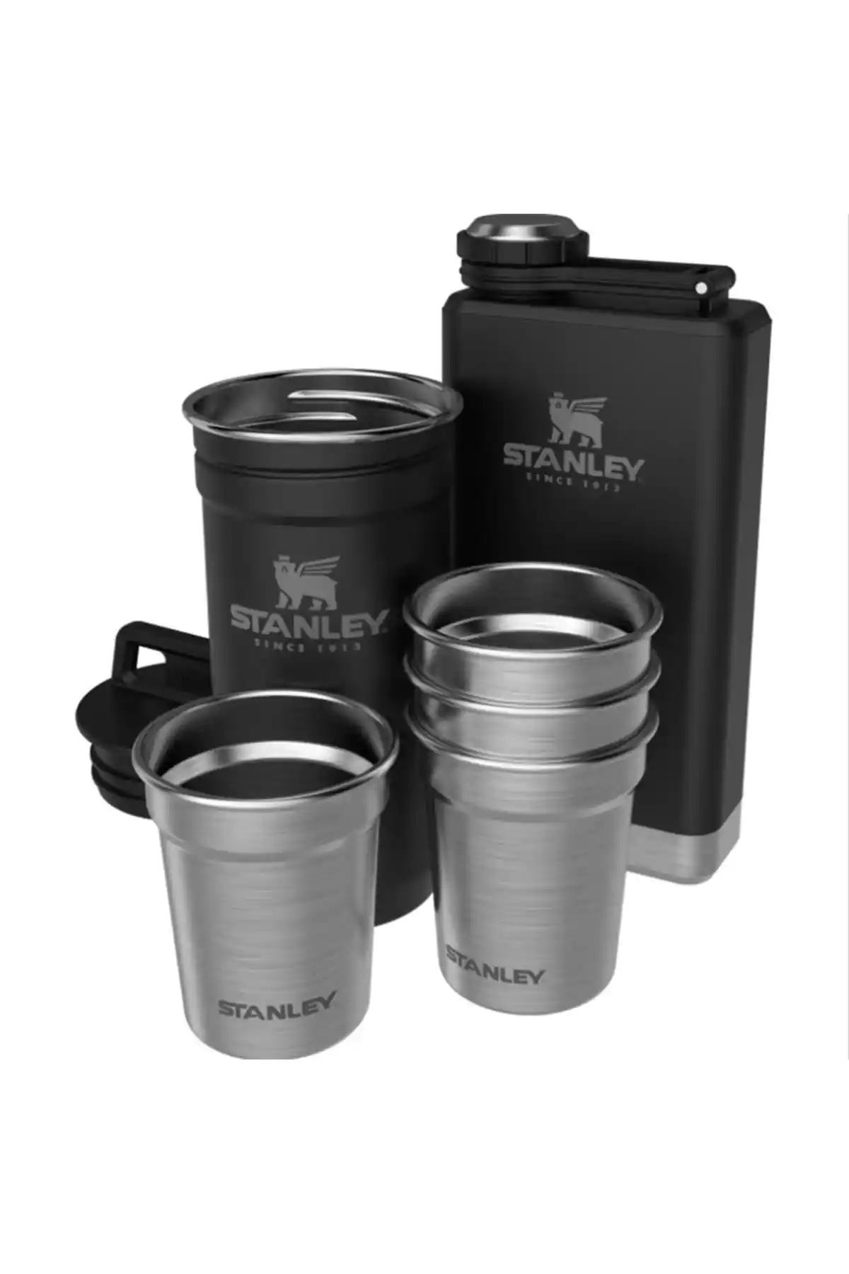 Stanley Adv Gift Box Shot Gl St M.blk Paslanmaz Çelik Seyahat ve Kamp Seti 505 gram