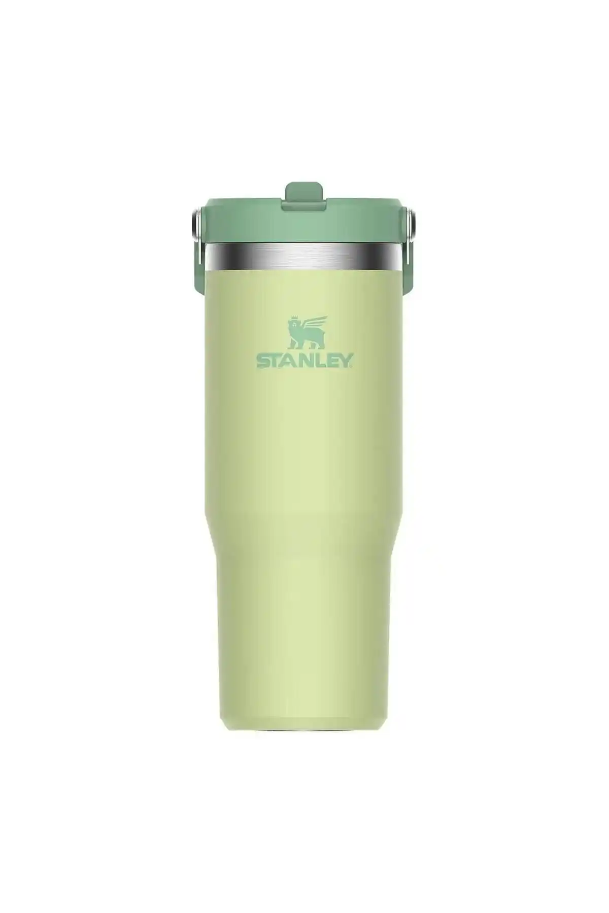 Stanley Iceflow Flip Straw Pipetli 0.89L Yeşil Termos Günlük ve Outdoor Kullanımına Uygun