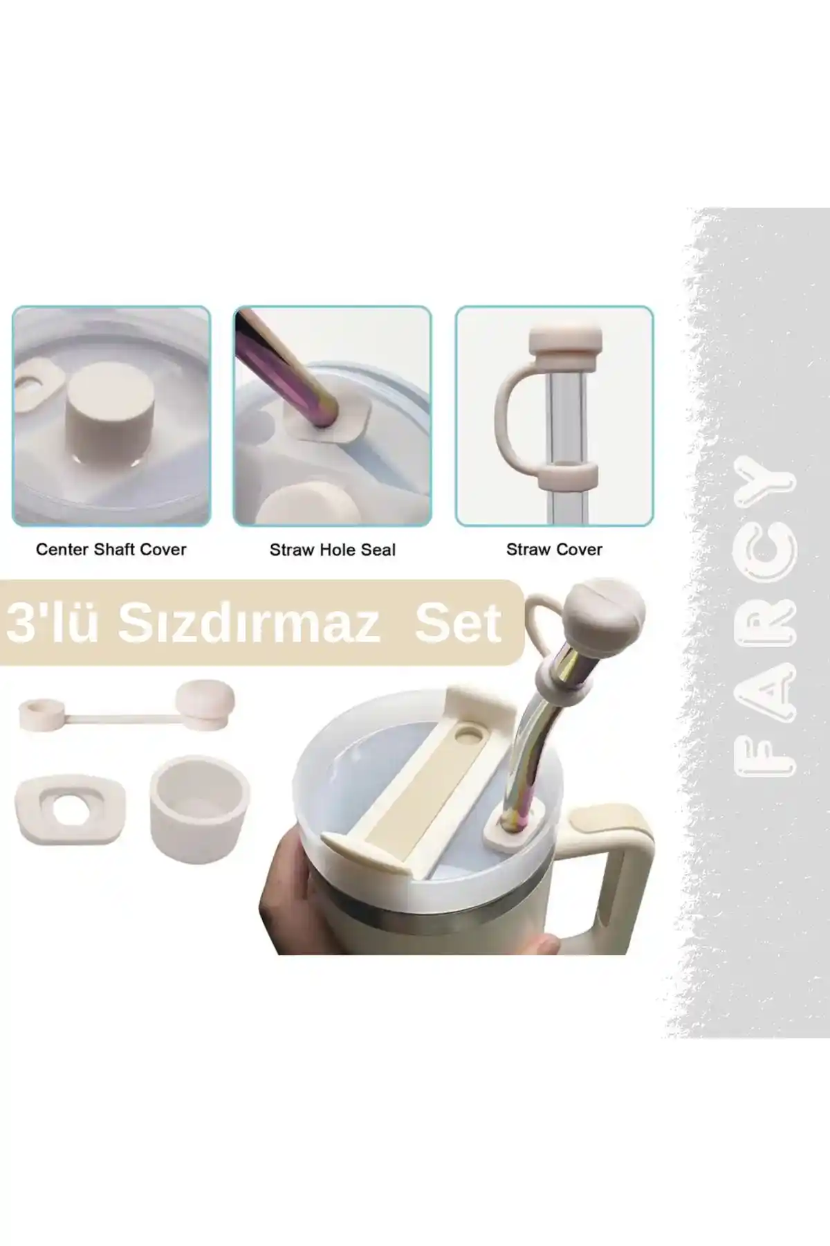 Stanley Quencher ve Yeni Nesil Pipetli Termos Uyumlu Sızdırmaz Silikon Seti İncelemesi