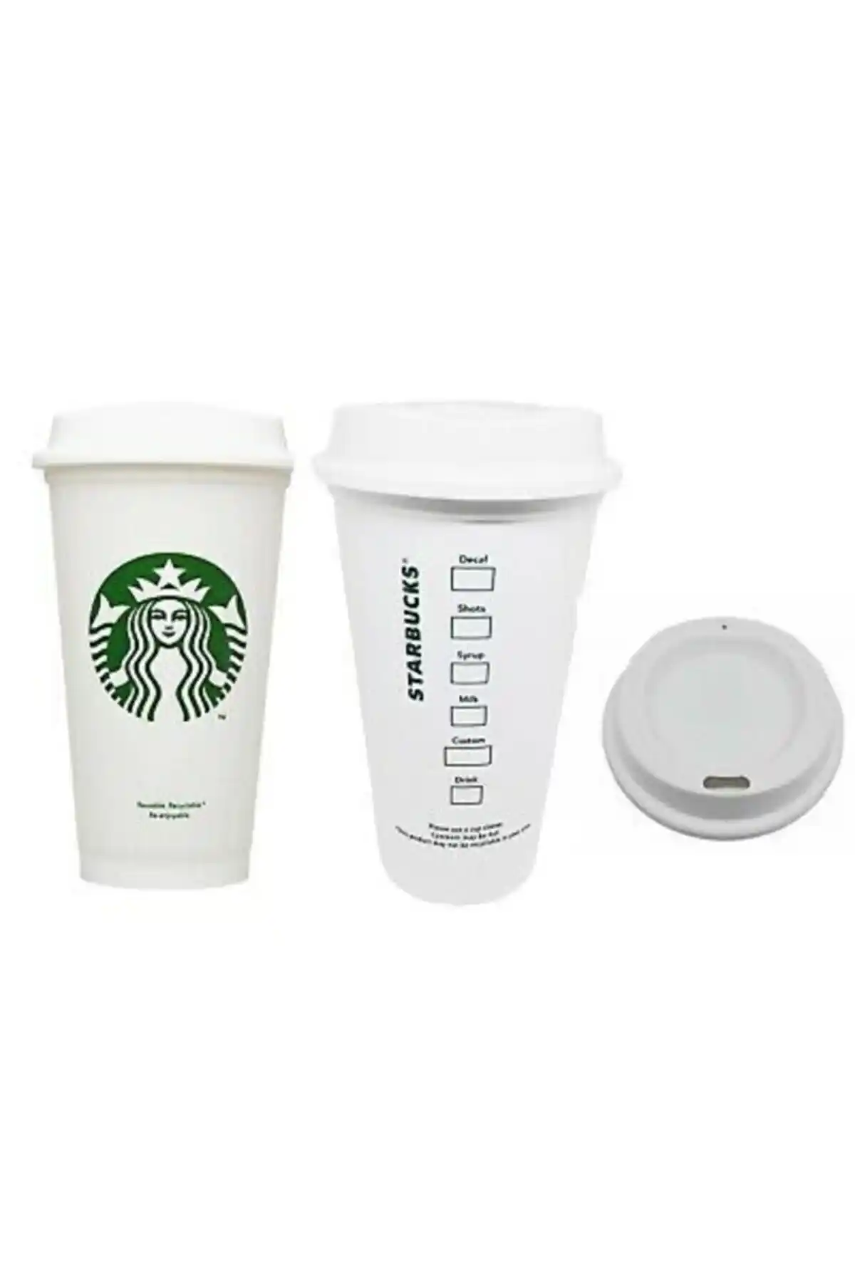 Starbucks Yeniden Kullanılabilir Seyahat Kupası 16 Oz Çevre Dostu Pratik Tasarım