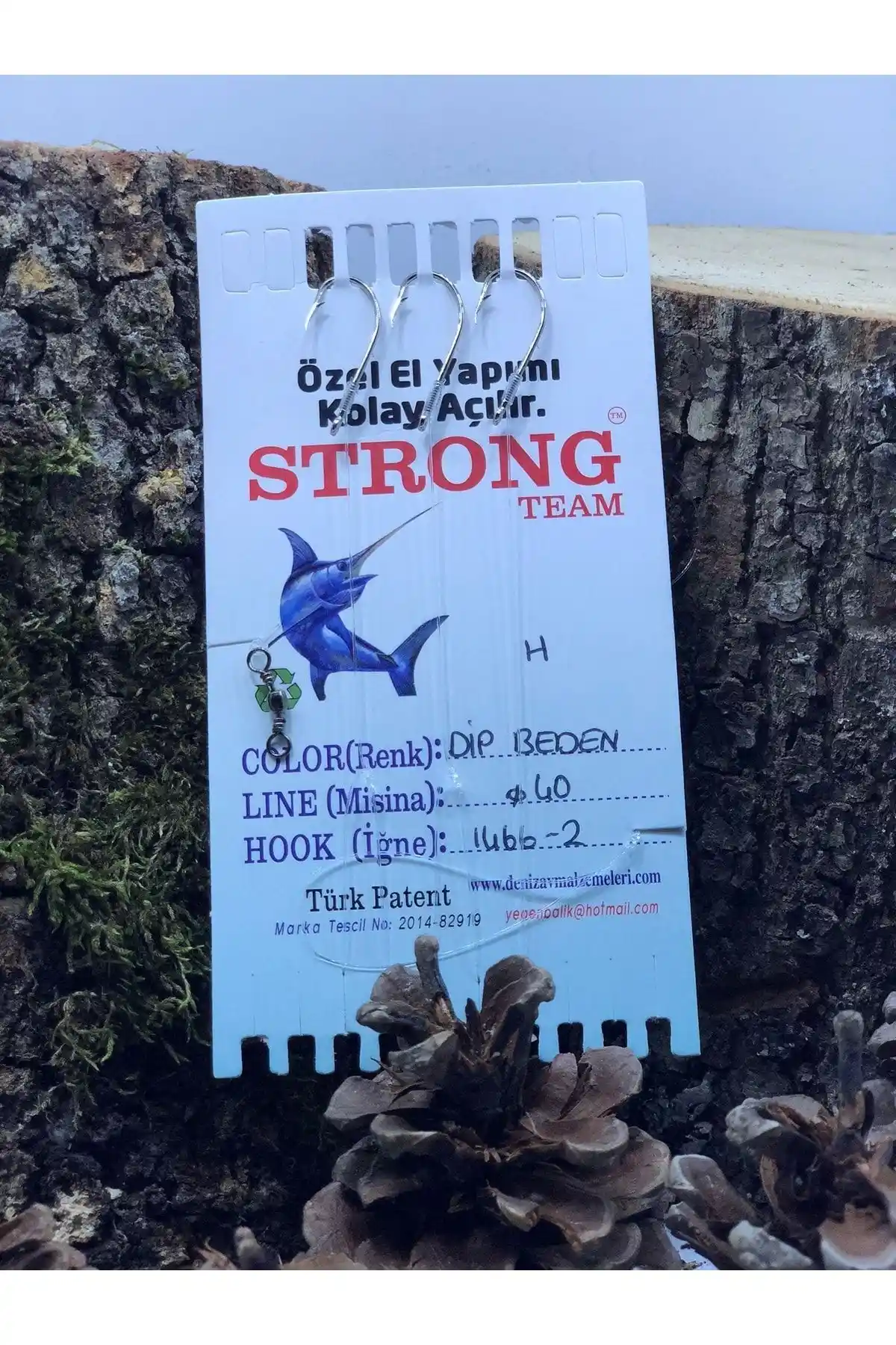 Strong Team Deniz Dip Iğne Takımı Beyaz Tırnaklı Seri Balıkçılık Ekipmanları