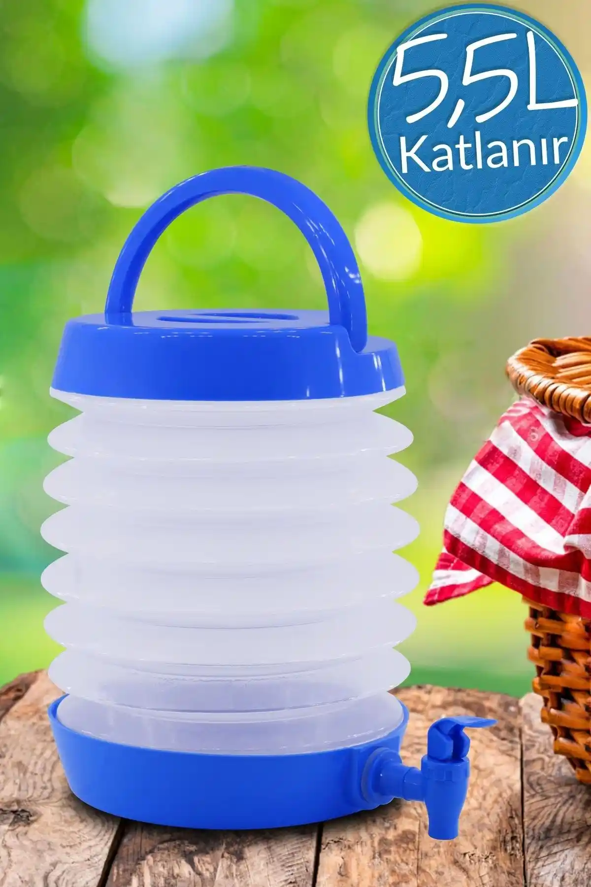 Telvesse Musluklu Katlanır Su Bidonu: Pratik ve Dayanıklı Taşıma Çözümü