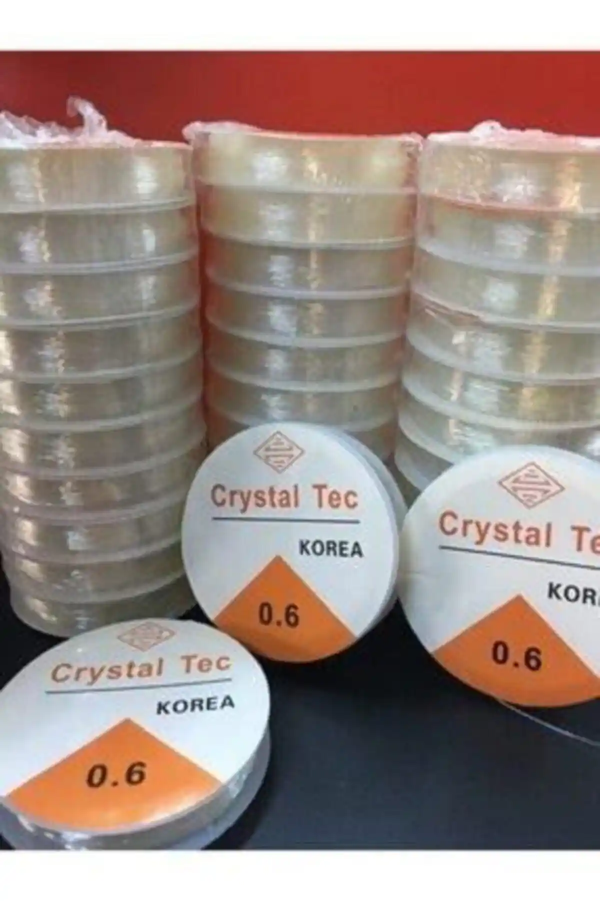 Türkiye Menşeli 0,6mm Lastikli Misina 5 Metre Dayanıklı ve Esnek Takı Malzemesi