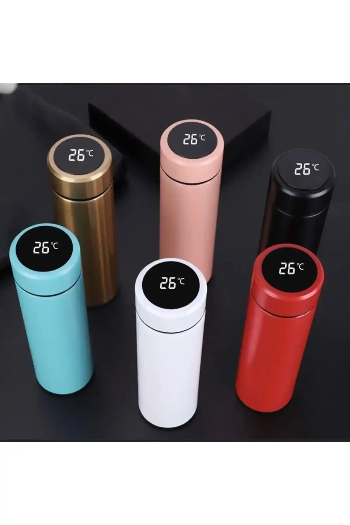 UseMe Dijital Sıcaklık Göstergeli Paslanmaz Çelik Termos 500ml Günlük ve Seyahat Kullanımı İçin