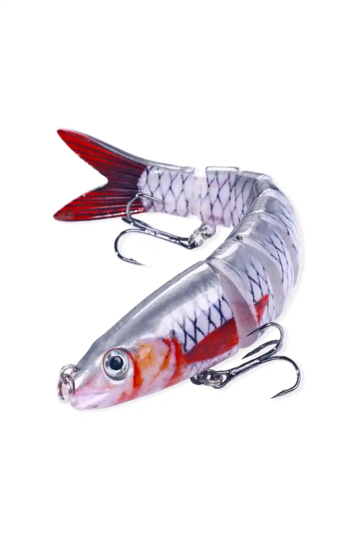 Valkyrie 8 Eklemli 3D Oynak Rapala: Yırtıcı Balıklar İçin Dayanıklı ve Gerçekçi Yem