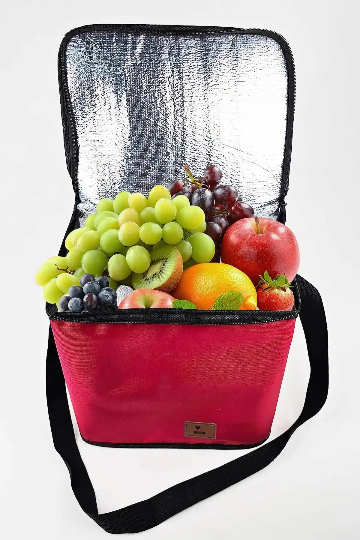 Woys 30 Lt Kırmızı Termal Termos Çanta Dayanıklı ve Çok Yönlü Saklama Çözümü