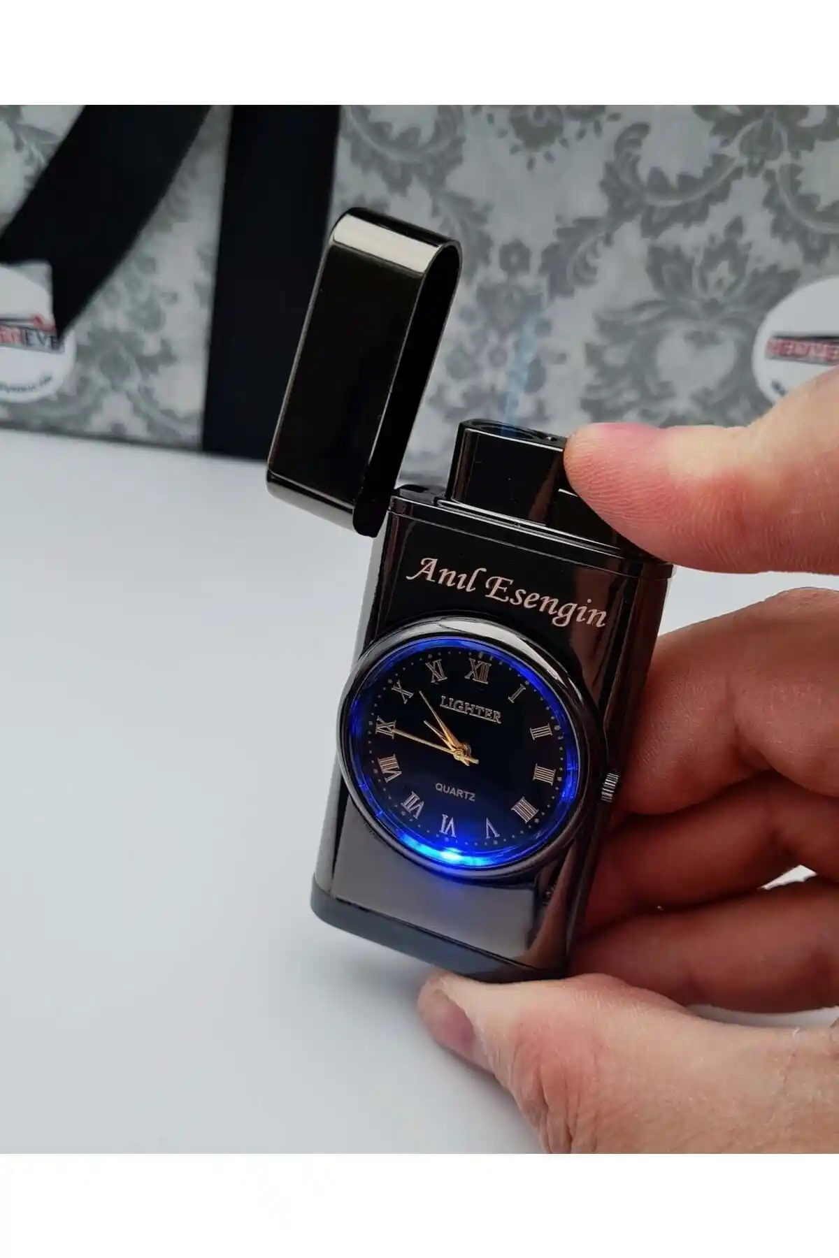 ZEFLAZER Kişiye Özel Lüks Saatli Pürmüzlü Gazlı Çakmak İnceleme ve Özellikleri