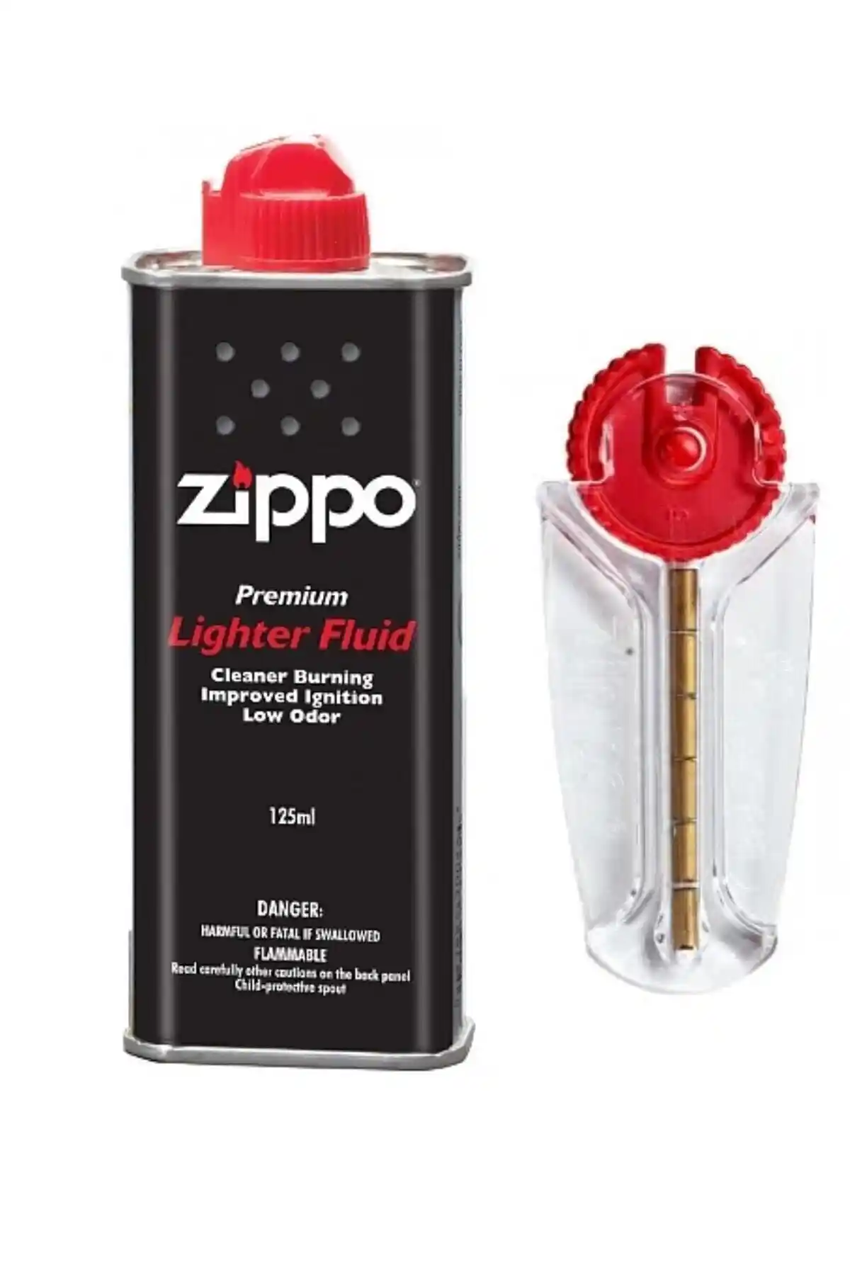 Zippo Benzin ve Çakmak Taşı 2'li Set: Dayanıklı ve Estetik Kamp ve Acil Durum Aksesuarı