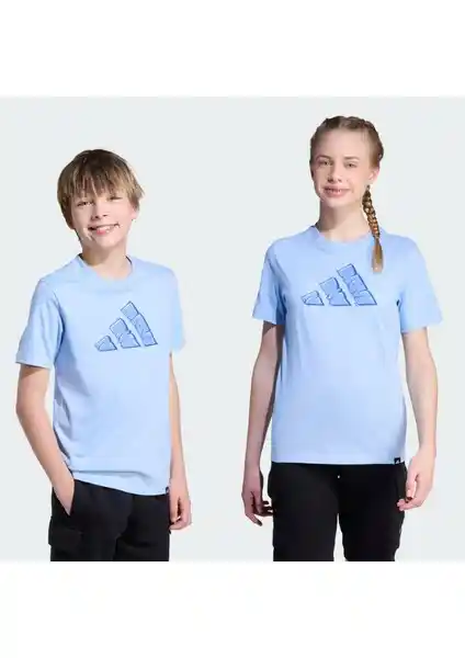 Adidas Çocuk Spor Tişörtü Graffiti Grafik Modern ve Rahat Tasarım