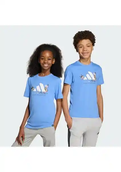 Adidas JY4950 Çocuk Kış Spor Grafik Tişörtü Konfor ve Şıklık Sunar