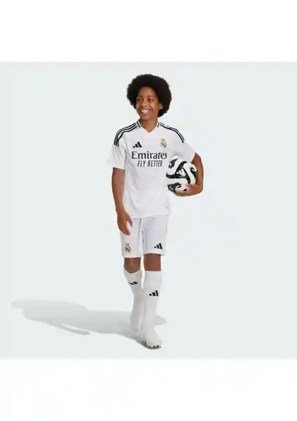 Adidas Real Madrid 24/25 Çocuk Ev Şortları Spor ve Şıklık Bir Arada