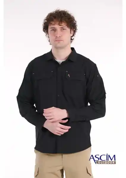 Ascim Outdoor Erkek Gömlek: Su Geçirmez ve Çok Yönlü Dış Giyim Seçeneği