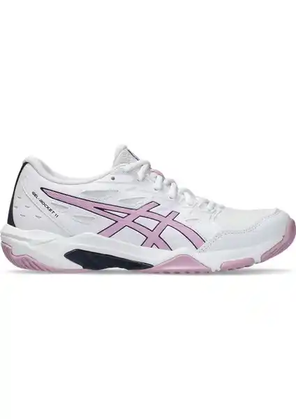 Asics Gel-Rocket 11 Kadın Beyaz Voleybol Ayakkabısı Performans ve Konfor Sunan Modern Tasarım