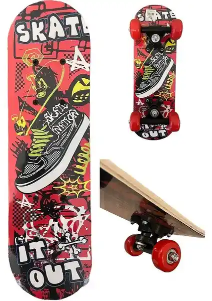 Çocuklar İçin Güvenli ve Eğlenceli Kaykay: Ultio Spor Son Kalite 60 cm başlangıç seviyesine uygun