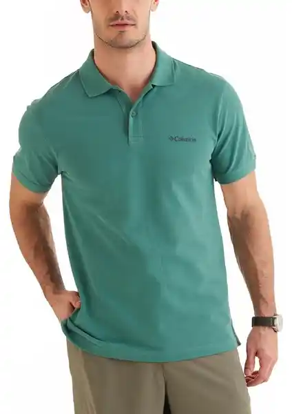 Columbia Cs0214 Cascade Range Erkek Polo Tişörtü Günlük ve Spor Kullanımına Uygun