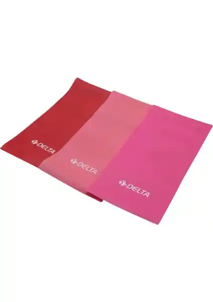 Delta 1200x75 3'lü Pilates Bandı Seti Farklı Renk ve Direnç Seçenekleriyle Sağlıklı Yaşam İçin