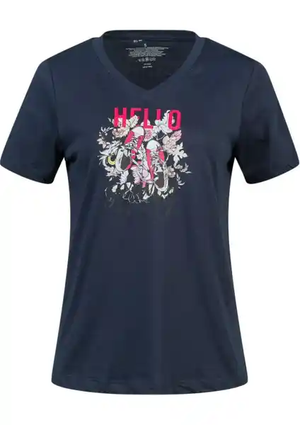 Doğa Dostu ve Şık Kadın Tişörtü: Organik Pamuklu V Yaka Tasarım