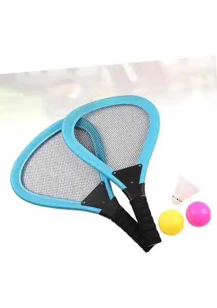 Ecuy Badminton Raket Seti 3'ü 1 Arada Hafif ve Çok Yönlü Spor Ekipmanı