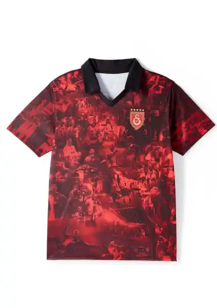 Galatasaray 2025 Şampiyonluk Tasarımı Lisanslı Tișörtü Spor Giyim ve Taraftar Ürünü