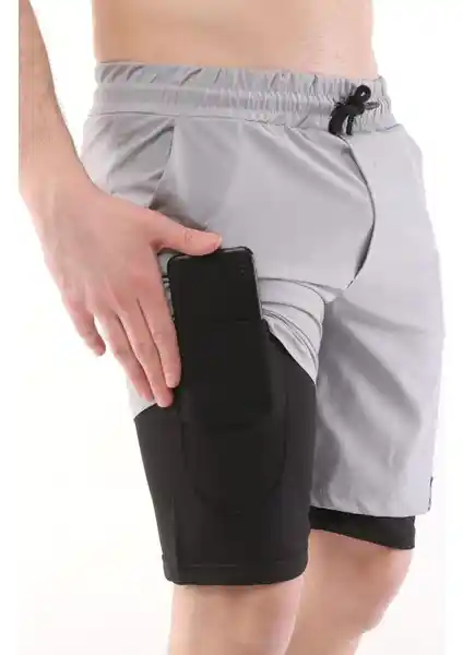 Ghassy Co Erkek Koşu Şortu Hızlı Kuruma ve Konfor Sunan Modern Tasarım