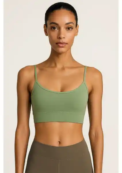 HNX İnce Askılı Toparlayıcı Spor Büstiyer Günlük ve Spor Kullanımı İçin Uygun