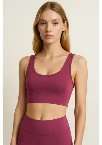 HNX Kalın Askılı Toparlayıcı Spor Büstiyer Modern Tasarım ve Konfor Sunar