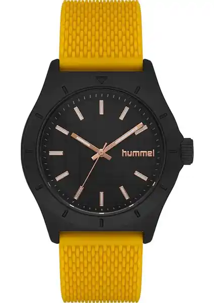 Hummel Erkek Kadın Spor Kol Saati Siyah Sarı HM-3003MA-5 Güncel ve Dayanıklı Tasarım