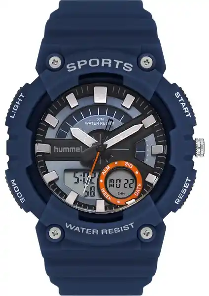 Hummel Erkek Spor Kol Saati Lacivert HM-1015MAD-3 Günlük ve Spor Kullanımına Uygun