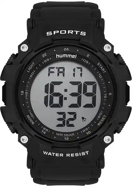 Hummel Erkek Spor Kol Saati Siyah HM-1013MD-1 Günlük ve Spor Kullanımına Uygun