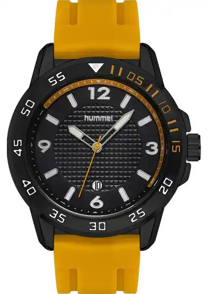 Hummel Erkek Spor Kol Saati Siyah Sarı HM-3000MA-5: Modern Tasarım ve Dayanıklılık