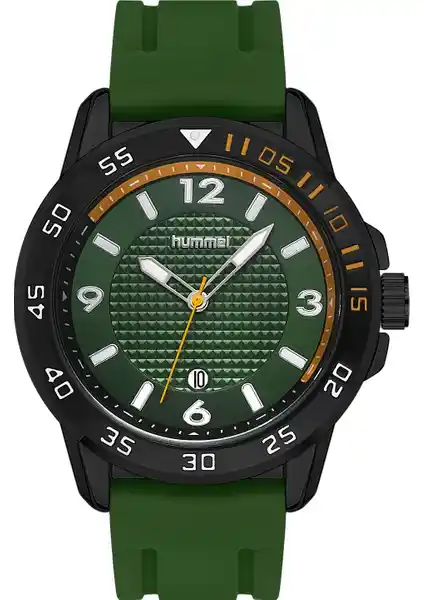 Hummel Erkek Spor Kol Saati Siyah Yeşil HM-3000MA-3 Modern ve Dayanıklı Tasarım