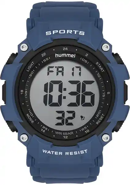 Hummel HM-1013MD-5 Erkek Modern Şık Kol Saati Geniş Kasa ve Dijital Mekanizma Özelliği